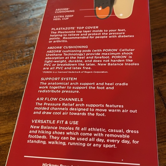 Pressure Relief Insoles Men’s Size 7/7.5 Women’s Size 8.5/9 - Picture 4 of 8